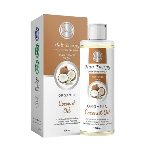 Hair Energy 100 Organic Aloevera GelNon Sticky Coconut Hair Oil